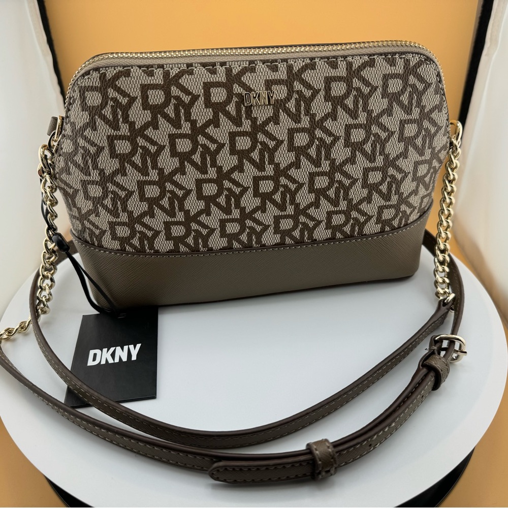 DKNY Monogram Jacquard Crossbody bag. New with tags.